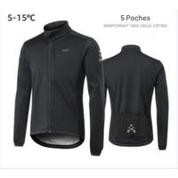 Veste de Cyclisme Hiver | Coupe-Vent, Chaude & Doublée Polaire