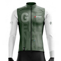 XTRIAT Maillot de Cyclisme Hiver Homme | Polaire, Chaud & Résistant au Froid
