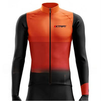 XTRIAT Maillot de Cyclisme Hiver Homme | Polaire, Chaud & Résistant au Froid