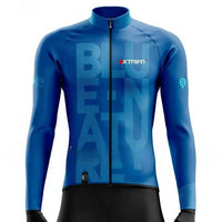 XTRIAT Maillot de Cyclisme Hiver Homme | Polaire, Chaud & Résistant au Froid