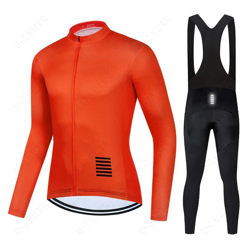 Ensemble de Cyclisme à Manches Longues – Version Doublée Polaire