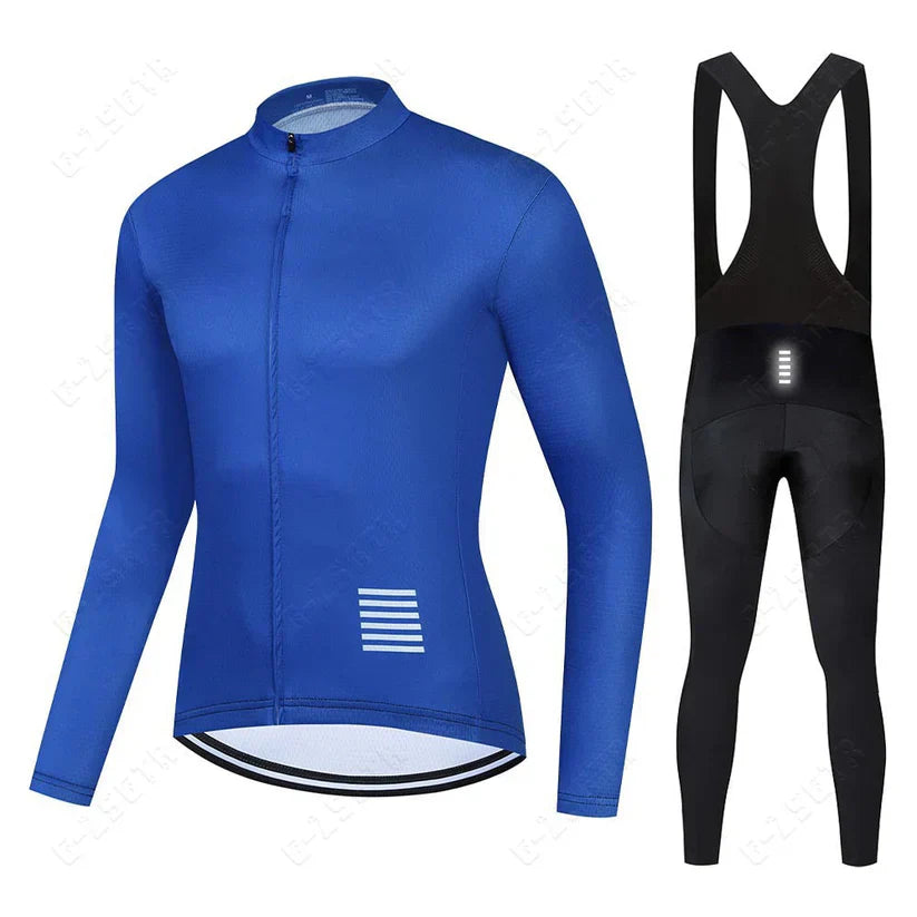 Ensemble de Cyclisme à Manches Longues – Version Doublée Polaire