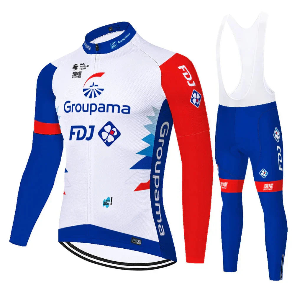 FDJ | Ensemble de cyclisme professionnel à manches longues