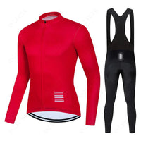 Ensemble de Cyclisme à Manches Longues – Version Doublée Polaire