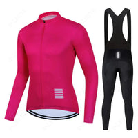 Ensemble de Cyclisme à Manches Longues