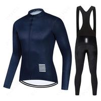 Ensemble de Cyclisme à Manches Longues – Version Doublée Polaire