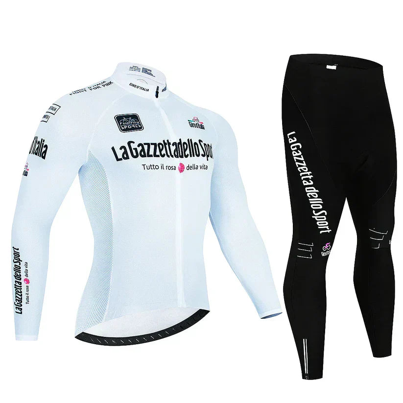 Giro D'Italia | Maillot De Cyclisme Professionnel À Manches Longues