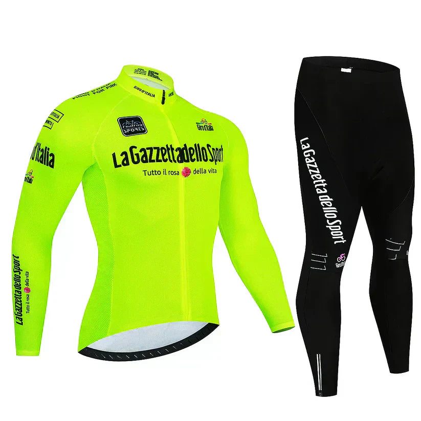 Giro D'Italia | Maillot De Cyclisme Professionnel À Manches Longues