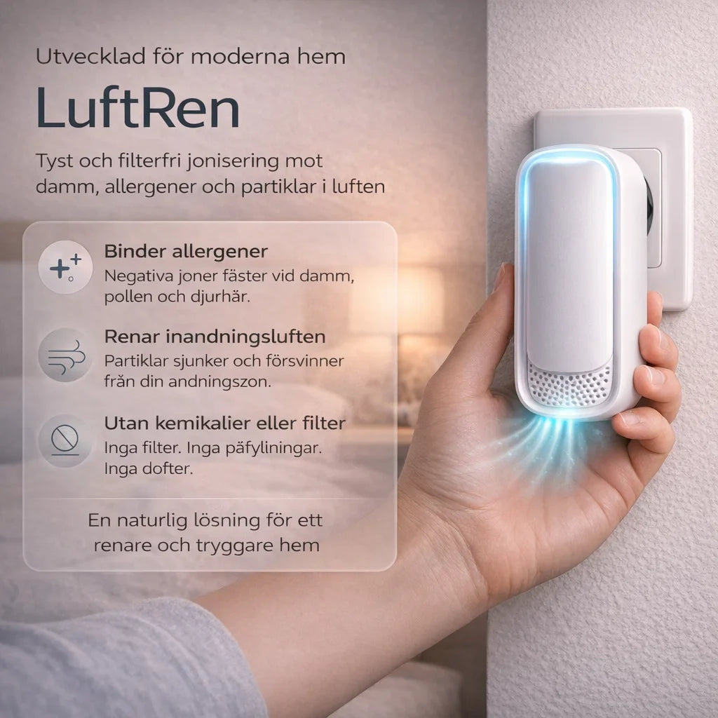 LuftRen – Renare luft för lättare andning hemma