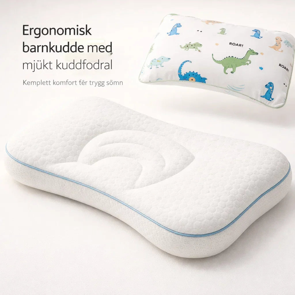 DrömNacke – Ergonomisk barnkudde för lugnare sömn
